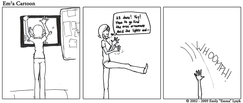 WHOOMPH! (aka “How I Sprained My Ankle”) – Em²a Cartoon