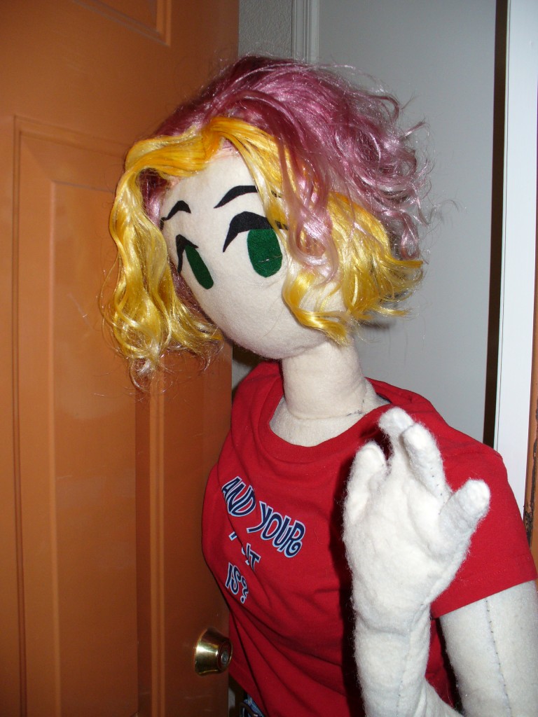 3D sculpture of Em2a Cartoon