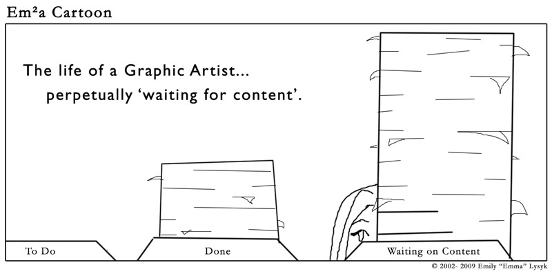 The Life of a Graphic Artist…